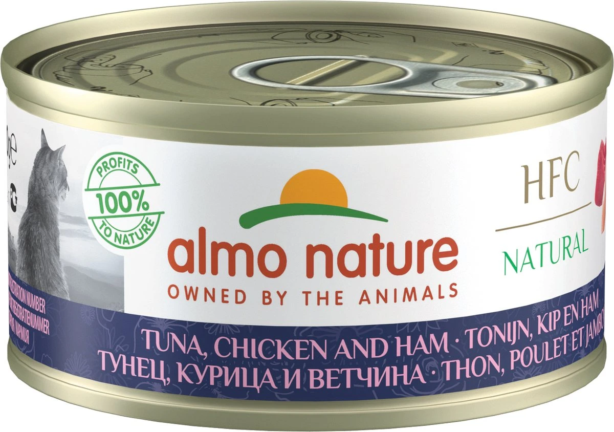 Almo Nature Natvoer Voor Katten - HFC Natural - 24 X 70g - Kip En Tonijn - 24 X 70 Gram 9 Almo Nature Natvoer Voor Katten - HFC Natural - 24 X 70g - Kip En Tonijn - 24 X 70 Gram - Afbeelding 7
