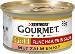 Gourmet Gold Fijne Hapjes In Saus - Kattenvoer Natvoer - Vis/Vlees - 96 X 85 Gr 10 Gourmet Gold Fijne Hapjes In Saus - Kattenvoer Natvoer - Vis/Vlees - 96 X 85 Gr -Kattenbenodigdheden 1200x857