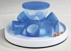 TRIXIE Kattenspeelgoed Tunnel Feeder Strategiespel - Blauw -Kattenbenodigdheden 1200x864 3