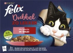 Felix Dubbel Zo Lekker Mix Selectie In Gelei - Katten Natvoer - 48 X 85g -Kattenbenodigdheden 1200x883 4