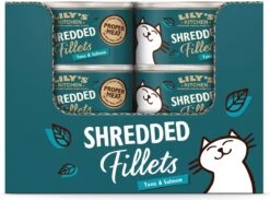 Lily's Kitchen Tuna & Salmon Shredded Fillets - 24X70 GR