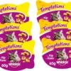 Whiskas Temptations 60 G - Kattensnack - 6 X Kip&Kaas -Kattenbenodigdheden 1200x895