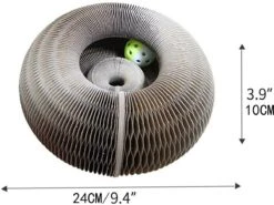 Magic Organ Cat Scratching Board Speelgoed |Magic Krab Karton Krabmat Voor Katten Design Krabkarton Voor Katten 2in 1 Met Speelgoed Balletje- Kattenspeeltjes - Alternatief Voor De Katten Krabpaal - Kattenspeelgoed -TikTok - TikTok Made Me Buy It -Kattenbenodigdheden 1200x899 3