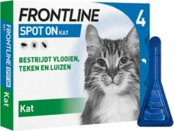 Frontline Spot On - Kat -Tegen Vlooien En Teken - 4 Pipetten -Kattenbenodigdheden 1200x910