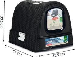 Curver Kattenbak - Antraciet - 51 X 38,5 X 39,5 Cm 29 Curver Kattenbak - Antraciet - 51 X 38,5 X 39,5 Cm -Kattenbenodigdheden 1200x922 8