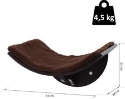 Merkloos Paws And Claws - Cat Shelf – Hangmat Kat – Kattenplank - Kattenbed - Wasbaar – Wandmontage – MDF - Bruin 17 Merkloos Paws And Claws - Cat Shelf – Hangmat Kat – Kattenplank - Kattenbed - Wasbaar – Wandmontage – MDF - Bruin -Kattenbenodigdheden 1200x946 1