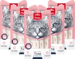 Wanpy Creamy Lickable Treats Tonijn En Garnaal - Voordeelbundel 5 Stuks - Kattensnack