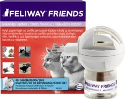 Feliway Friends - Startset - 1 Verdamper Met 1 Vulling - 48 Ml - Anti-conflict Voor Katten -Kattenbenodigdheden 1200x955 2