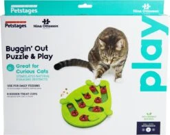 Nina Ottosson Puzzle & Play Buggin Out Groen 35x26x4 Cm -Kattenbenodigdheden 1200x956
