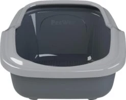 Peewee - Kattenbak EcoMinor Grijs Startpakket - 56 X 39 X 27.5cm -Kattenbenodigdheden 1200x957 2