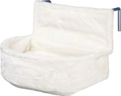 Trixie - Radiatorhangmat Relax - Pluche - Wit - 45X13X33 Cm