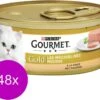 Merkloos Gourmet Gold Mousse Kalkoen - Kattenvoer - 48 X 85 G -Kattenbenodigdheden 1200x967 1