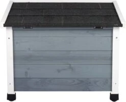 MyMax Kattenhuis - Hout - Openslaand Bitumen Dak - Kattenhuis Voor Buiten - Kattenhok - Kattenhuisje Hout - Grijs - 57*45*43CM 11 MyMax Kattenhuis - Hout - Openslaand Bitumen Dak - Kattenhuis Voor Buiten - Kattenhok - Kattenhuisje Hout - Grijs - 57*45*43CM -Kattenbenodigdheden 1200x969 3