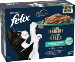 Felix Heerlijke Plakjes Vis Selectie Kattenvoer Nat 4(12x80g) 13 Felix Heerlijke Plakjes Vis Selectie Kattenvoer Nat 4(12x80g) -Kattenbenodigdheden 1200x984 1