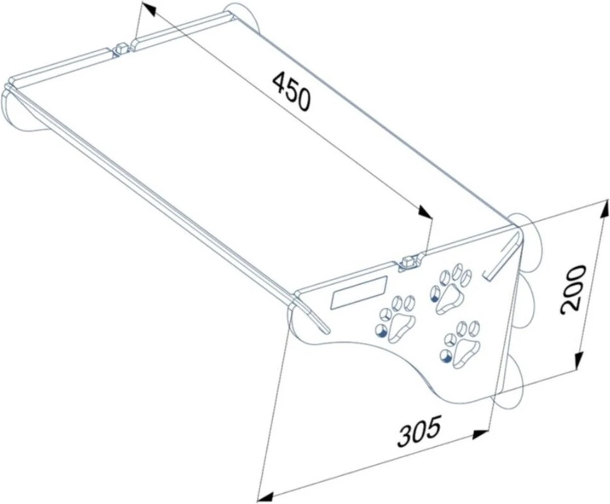 Merkloos Arnillo - Kattenhangmat - Kattenhangmat Raam - Kattenmand - Kattenbed - Kattenbed Raam - Kat Decoratie - Houten Kattenhangmat 7 Merkloos Arnillo - Kattenhangmat - Kattenhangmat Raam - Kattenmand - Kattenbed - Kattenbed Raam - Kat Decoratie - Houten Kattenhangmat - Afbeelding 5
