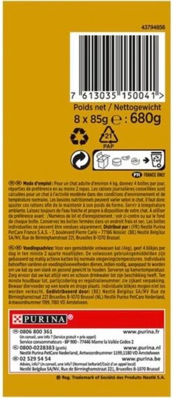 Gourmet Gold Luxe Mix - Kattenvoer Natvoer - Vis/Vlees - 48 X 85 G -Kattenbenodigdheden 521x1200