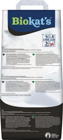 Biokat's Diamond Care Classic - 10 L - Kattenbakvulling - Klontvormend - Zonder Geur - Aktieve Kool -Kattenbenodigdheden 542x1200