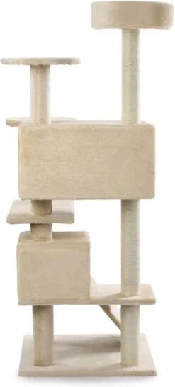 Krabpaal XXL Voor Kat -132 Cm -Beige - Kattenboom Voor Katten - Kattenhuis Van Sisal - XXL Klimpaal Voor Meerdere Katten -Kattenbenodigdheden 543x1200 1