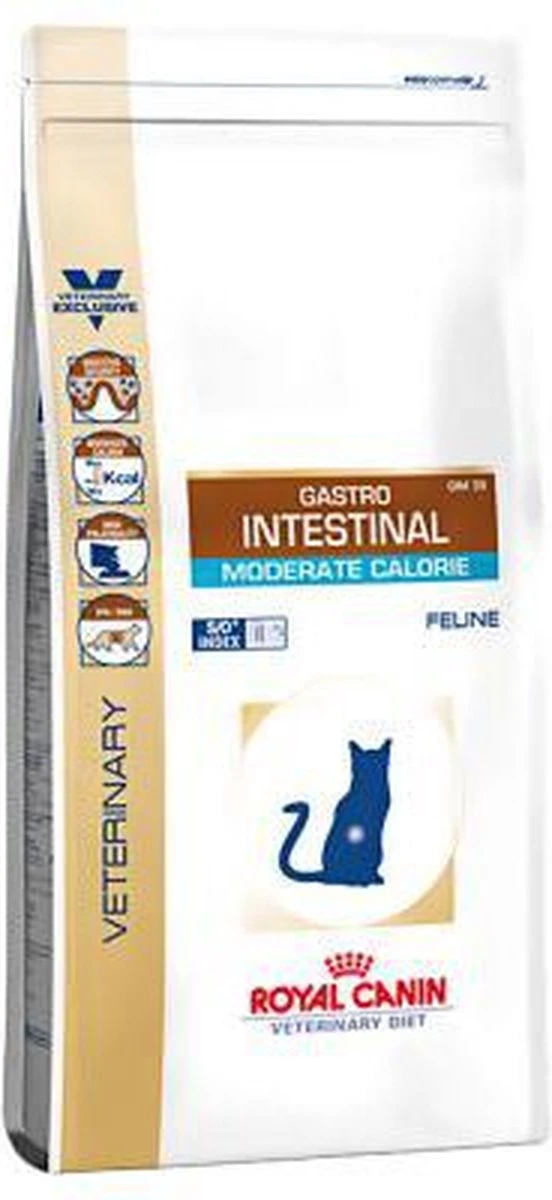 Royal Canin Gastro Intestinal Moderate Calorie - Kattenvoer - 4 Kg 4 Royal Canin Gastro Intestinal Moderate Calorie - Kattenvoer - 4 Kg - Afbeelding 2