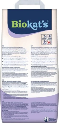 Biokat's Classic 3in1 Extra - 14 L - Kattenbakvulling - Klontvormend - Parfumvrij - Actieve Kool -Kattenbenodigdheden 576x1200 1