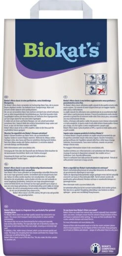 Biokat's Micro Classic - 14 L - Kattenbakvulling - Klontvormend - Zonder Geur -Kattenbenodigdheden 576x1200