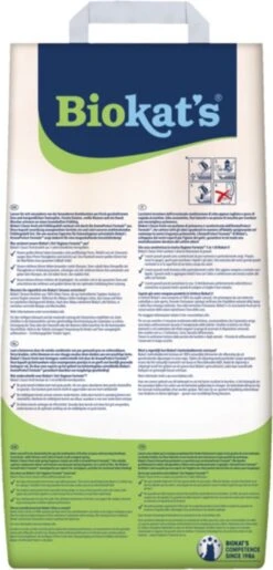 Biokat's Classic Fresh 3in1 - 18 L - Kattenbakvulling - Klontvormend - Lente Geur -Kattenbenodigdheden 576x1200 3