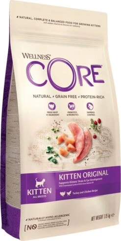 Wellness Core Grain Free Kitten - Kalkoen & Kip - Kattenvoer - 1.75 Kg