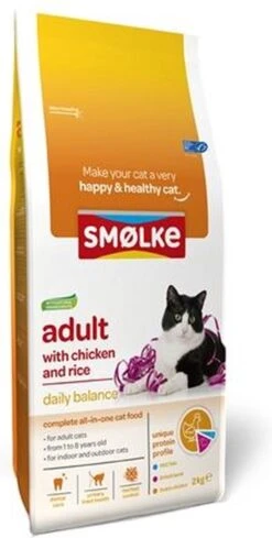 Smolke Adult Chicken & Rice 10 Kg - Kat -Kattenbenodigdheden 606x1200
