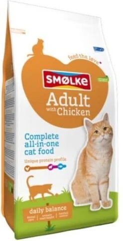 Smolke Adult Chicken & Rice 10 Kg - Kat -Kattenbenodigdheden 613x1200