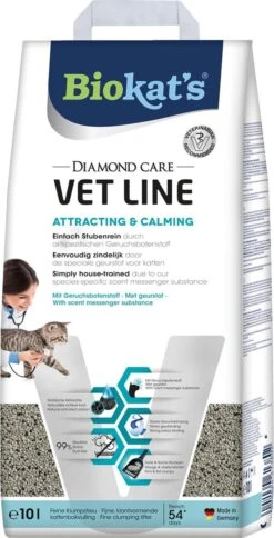 Biokat's Diamond Care Attracting & Calming - 10 L - Kattenbakvulling - Klontvormende - Zonder Geur - Aktieve Kool - Voor Jonge, Gestresste Of Oudere Katten 10 Biokat's Diamond Care Attracting & Calming - 10 L - Kattenbakvulling - Klontvormende - Zonder Geur - Aktieve Kool - Voor Jonge, Gestresste Of Oudere Katten -Kattenbenodigdheden 613x1200 3