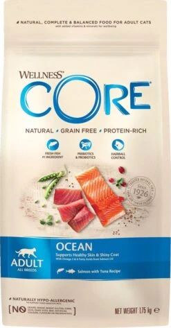 Wellness Core Grain Free Cat Ocean Zalm & Tonijn - Kattenvoer - 1.75 Kg 16 Wellness Core Grain Free Cat Ocean Zalm & Tonijn - Kattenvoer - 1.75 Kg -Kattenbenodigdheden 627x1200 3