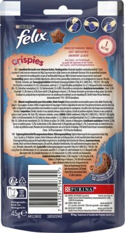 Felix Crispies - Kattensnacks Zalm & Forel - 8 X 45g -Kattenbenodigdheden 646x1200 4