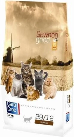 Carocroc Kat 3-Mix Adult - Gevogelte/Rund - Kattenvoer - 7 Kg -Kattenbenodigdheden 656x1200