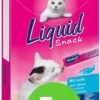 Merkloos Vitakraft Cat Liquid-Snack Zalm & Omega 6 Stuks - 5 Verpakkingen -Kattenbenodigdheden 657x1200 2