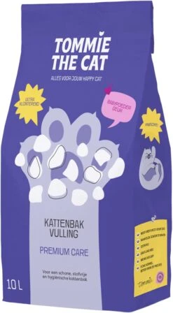 Tommie The Cat - 20L Premium Kattenbakvulling - Babypoeder Geur - Ultra Klontvormend & Stofvrij