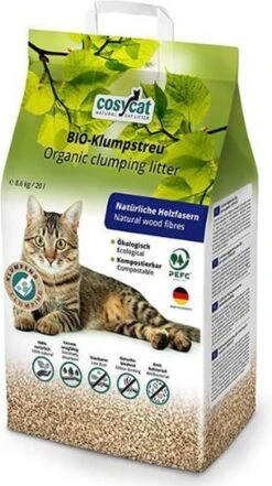 Cosycat Biologische Kattenbakvulling Klontvormend - Natuurlijke Houtvezels - 50L 10 Cosycat Biologische Kattenbakvulling Klontvormend - Natuurlijke Houtvezels - 50L -Kattenbenodigdheden 672x1200