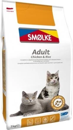Smolke Adult Chicken & Rice 10 Kg - Kat -Kattenbenodigdheden 674x1200