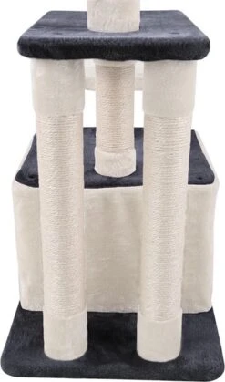 Merkloos MC Star Krabpaal 100cm Met Schraper Meerdere Platforms, Tweedeurs Kattengrotten, Speelgoedballen Met Bellen, Krabbed Natuurlijk Sisal Katten Spelletjes - Grijs&Beige, 100cm 15 Merkloos MC Star Krabpaal 100cm Met Schraper Meerdere Platforms, Tweedeurs Kattengrotten, Speelgoedballen Met Bellen, Krabbed Natuurlijk Sisal Katten Spelletjes - Grijs&Beige, 100cm -Kattenbenodigdheden 707x1200 3