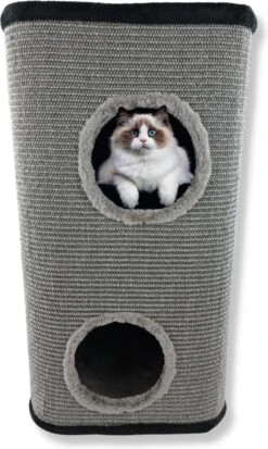 Topmast Krabton Cattower - Grijs - Maat L - 76 Cm - Krabpaal - Krabton Voor Katten -Kattenbenodigdheden 717x1200 3