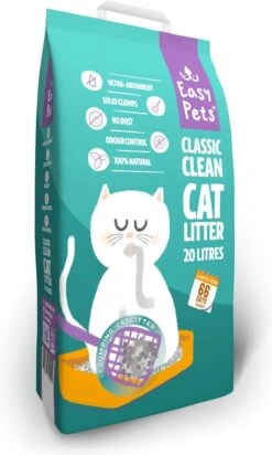 Easypets Classic Clean Kattenbakvulling 20L - Klontvormend Kattengrit - Geur Bescherming 7 Easypets Classic Clean Kattenbakvulling 20L - Klontvormend Kattengrit - Geur Bescherming -Kattenbenodigdheden 719x1200 8