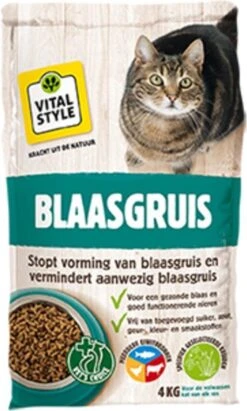 VITALstyle BLAASGRUIS - Kattenbrokken - 4 Kg -Kattenbenodigdheden 722x1200