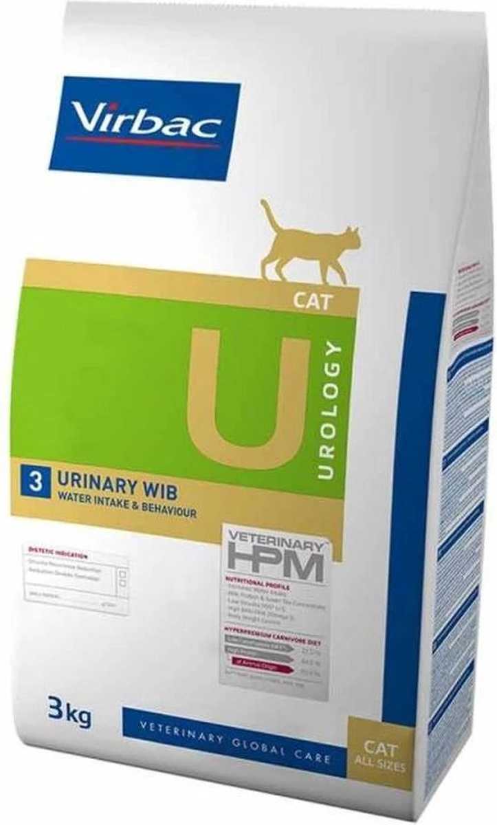 VIRBAC HPM Feline Urology Urinary WIB U3 3KG 4 VIRBAC HPM Feline Urology Urinary WIB U3 3KG - Afbeelding 2