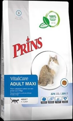 Prins VitalCare Adult Maxi - Kattenvoer - 10 Kg - Kat 30 Prins VitalCare Adult Maxi - Kattenvoer - 10 Kg - Kat -Kattenbenodigdheden 730x1200