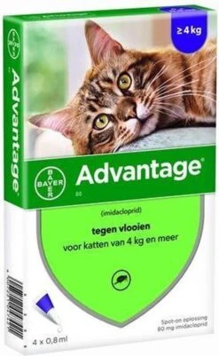 Bayer Advantage 40 Tegen Vlooien - <4kg - 4 X 0,4 Ml - Adult 24 Bayer Advantage 40 Tegen Vlooien - <4kg - 4 X 0,4 Ml - Adult -Kattenbenodigdheden 739x1200 2