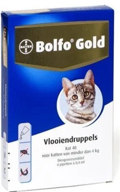 Bayer Bolfo Gold 80 Anti Vlooienmiddel - Kat - > 4 Kg - 4 Pipetten -Kattenbenodigdheden 752x1200 1