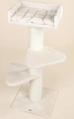 RHR Quality Royalty Krabpaal - Crème/wit - 60 X 60 X 155 Cm -Kattenbenodigdheden 752x1200 3