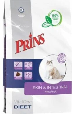 Prins VitalCare Diet Skin & Intestinal Hypoallergeen Kattenvoer 1,5 Kg -Kattenbenodigdheden 754x1200 1
