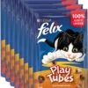 Felix PlayTubes - Kattensnacks - Kip & Lever - 8 X 50g -Kattenbenodigdheden 783x1200 1