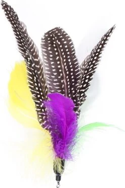 Merkloos Kattenhengel Met 10 Opzetstukjes - Kat Speelhengel Met Veren - Speelgoed Hengel Voor Katten – Kittenspeeltjes Met Veer – Kattenspeelgoed – Katten Speeltjes -Kattenbenodigdheden 799x1200