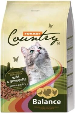 Fokker Country Balance - Wild En Gevogelte - Kattenvoer - 10 Kg -Kattenbenodigdheden 800x1200 1